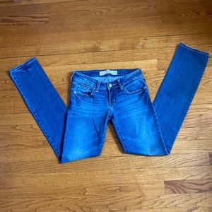 Abercrombie and Fitch skinny jeans. Size 00R. Waist 24 and Length 33.